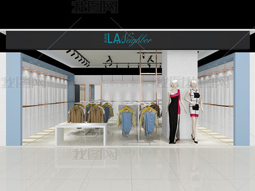 服装店门面设计效果图
