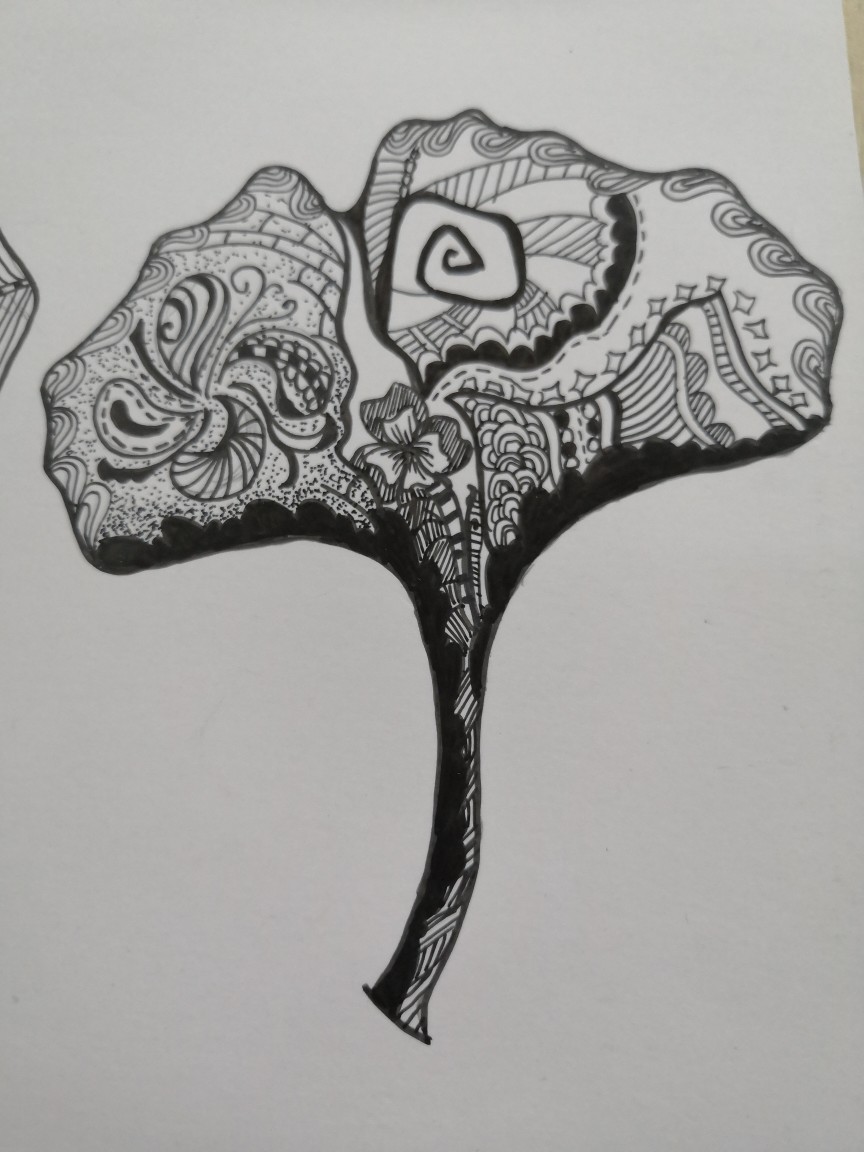 点线面黑白装饰画