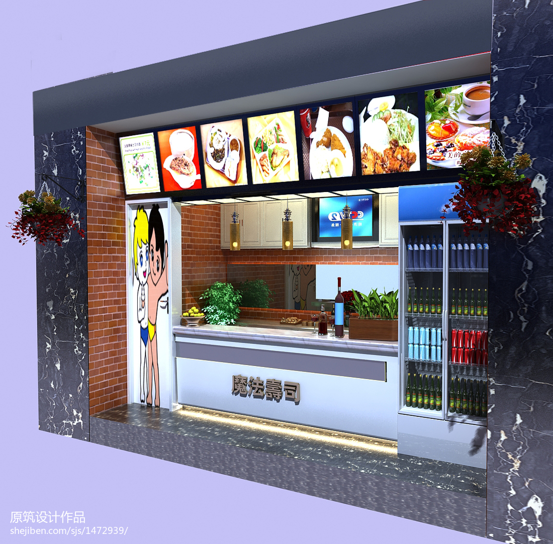 寿司店装修风格小型