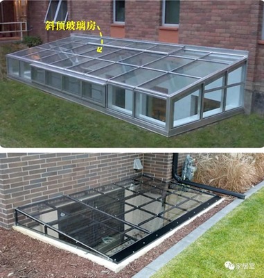屋顶玻璃房效果图