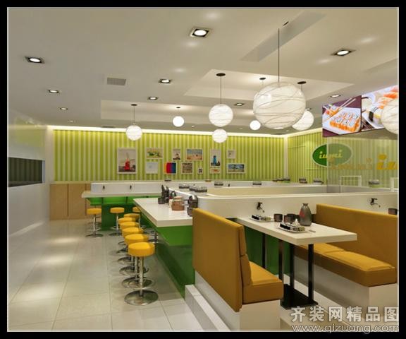 寿司店装修风格小型