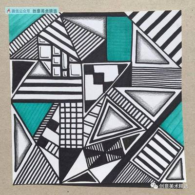 最简单的黑白装饰画