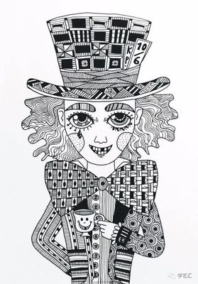 最简单的黑白装饰画