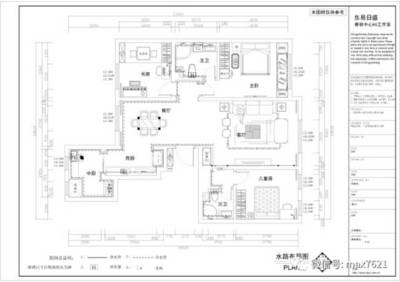 cad室内布局图