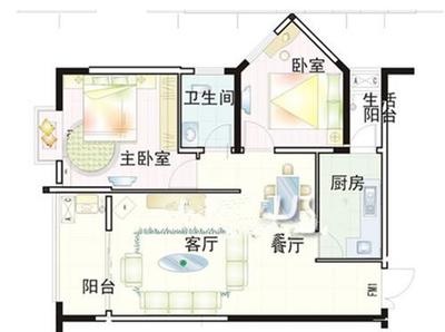 通过厨房到卫生间