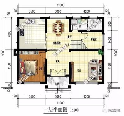 别墅 厨房位置