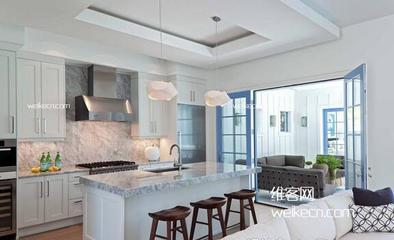 厨房客厅一体怎么做吊顶