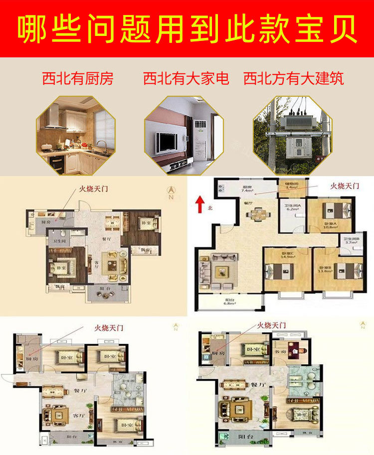 厨房 在西北 如何化解