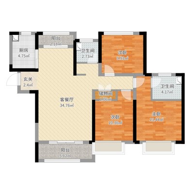 3米阳台改造厨房