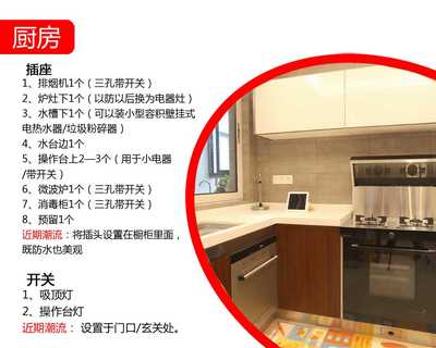 厨房插座带独立开关