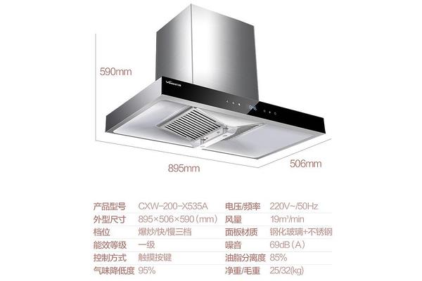 抽油烟机顶吸