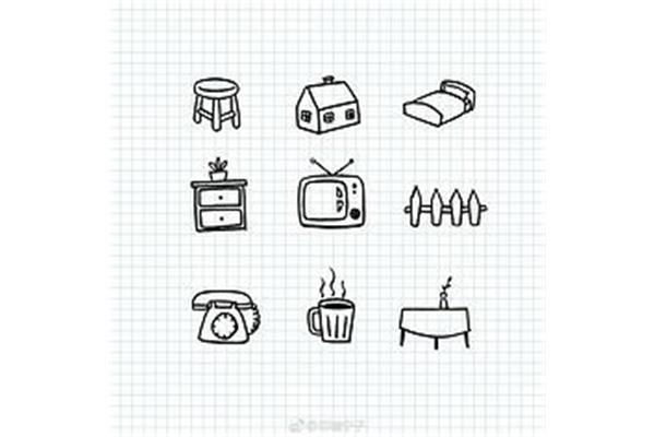 画简单的家具