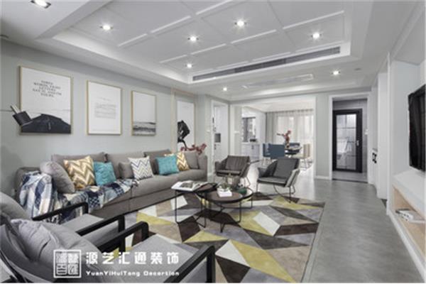 现在客厅梯形吊顶