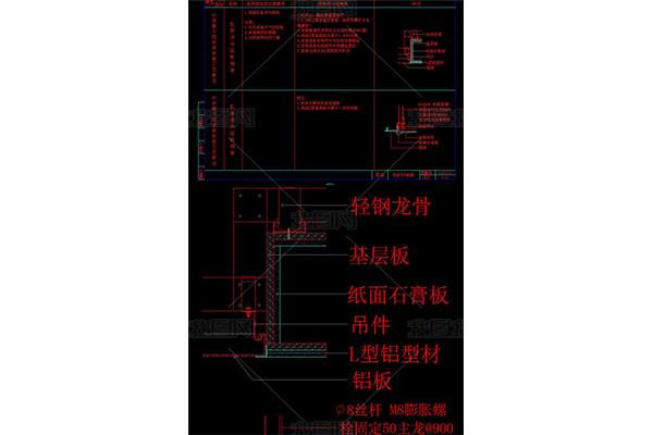 吊顶用多后的基层板