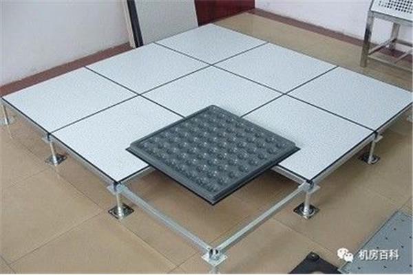 机房静电地板接地方法